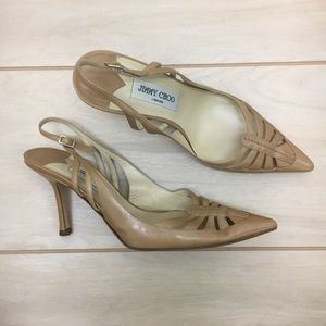 ❗️SALE❗️Jimmy Choo Leather Slingbacks  38.5